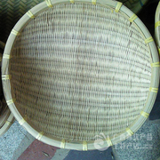 农家竹篾编制簸箕筛子圆米捞果菜篮沥水篮纯手工艺厨具环保装饰品