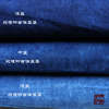 手工织布植物蓝靛染色纯棉春夏服装布料刺子绣DIY蓝色布宽43cm