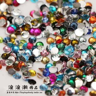 3mm5mmdiy手机壳美容饰品，贴钻仿奥钻材料，包发饰(包发饰)手工制作水钻