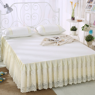 床裙式床罩蕾丝花边单件1.5m1.8米2.0双人床套床笠防滑夏天床头罩