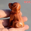 老挝红木酸枝木雕手把件 工艺 木雕小摆件 十二生肖之生肖狗