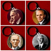 亨利福特钥匙链纪念品，挂件周边装饰品，挂链配件收藏品钥匙扣