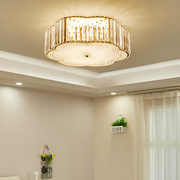后现代卧室水晶灯吸顶灯家用LED客厅灯花型创意时尚卧室餐厅灯具