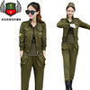 迷彩服套装女演出服迷彩套装女三件套军迷服饰水兵舞服装女迷彩服