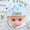 春秋婴儿帽子保暖宝宝海盗帽，纯棉儿童套头帽，3-5-6-8个月幼儿帽子