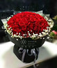 99朵红玫瑰花束七夕情人节，太原鲜花同城速递生日礼物宣城福州厦门