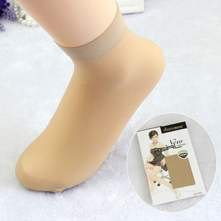 美尔丝2301 超薄低碳柔滑天鹅绒短袜 水晶短丝袜独立包装 女7005