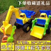 大号惯性工程车儿童挖掘机推土机，压路铲车大卡车，玩具男孩套装模型
