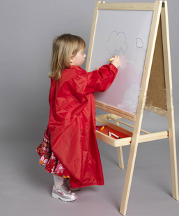 定制儿童大画板实木双面磁性写字板展示画架宝宝支架式黑白板