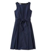 L.L.Bean女士连衣裙舒适无袖绑带中裙夏季经典TK297764