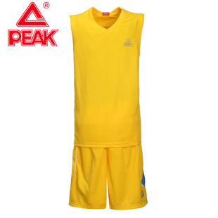 匹克篮球服套装 2018夏款排汗透气吸湿男子比赛球衣F733111