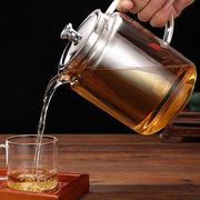 铭润茶壶加厚耐热耐高温泡茶壶不锈钢过滤茶具大容量耐热花茶壶