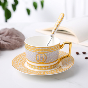 欧式高档出口骨瓷咖啡杯陶瓷杯英式咖啡，杯碟套装下午茶红茶杯送勺