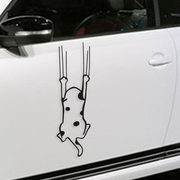 小花猫个性反光车身贴卡通可爱搞笑盖划痕汽车用品汽车贴纸车尾