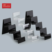 亚克力透明塑料钱包展示架钱包，架面膜，手机展示架梯形支架多层
