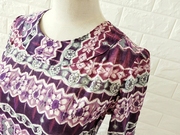 日本制18夏 日本设计师品牌  天然印染棉麻短袖连衣裙