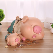 韩国创意可爱超大号小猪存钱罐储蓄罐零钱罐超大号儿童防摔存钱罐