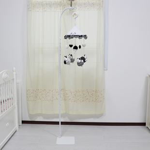 新生婴儿床铃支架可调节高度立式支架蚊帐支架落地支架挂床铃支架