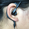 单边耳机单线耳麦手机耳机带麦克风有线控挂耳式耳塞跑步运动耳机
