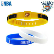 NBA篮球硅胶手环雷霆队套装威斯布鲁克杜兰特运动腕带可调节