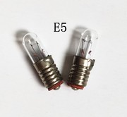 微型灯泡E5螺口小灯泡2.2V6.3V12V24V米泡指示灯