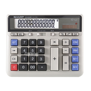  夏普EL-2135电脑大按键计算器 银行财务会计专用大号桌面办