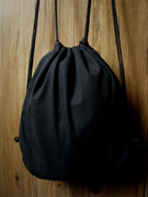 棉帆布双肩束口抽绳包旅行环保包收纳袋多功能背包整理休闲包