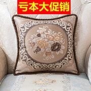 欧式沙发抱枕套含芯靠枕高档奢华客厅中式红木，家用大号靠垫正方形