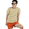 男士短袖T恤男装夏季夏装圆领青年潮简约棉标准纯色T恤