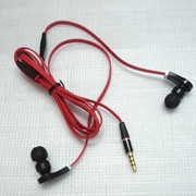 面条线带麦克风话筒通话功能立体声入耳式手机耳机重低音3.5接头