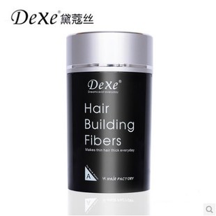 Dexe黑浓增发纤维假发美发粉浓密发宝补发男女头发快速密发多稀发