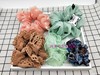 甜美淑女发束OL办公布肠圈 瑜伽运动高弹力发绳women scrunchie