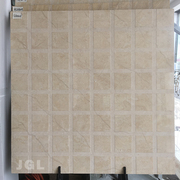 卫生间仿通体大理石方格拉槽，800×800浴室，淋浴间地板防滑凹凸瓷砖