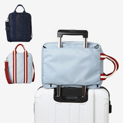 折叠旅行袋大容量手提收纳袋，出差便携行李包短途(包短途)可套拉杆箱上