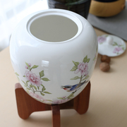 定制陶瓷水缸储水罐，家用净水器茶道储水器陶瓷，储水罐带龙头饮水