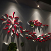新中式餐厅客厅墙面装饰壁饰壁挂浮雕墙饰挂件3d立体创意壁饰鱼
