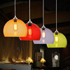时尚彩色餐厅吊灯创意单头led客厅卧室商场超市，酒吧咖啡厅吊灯具