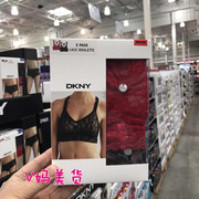  美国 DKNY女款蕾丝花边内衣Y型背带无钢圈文胸 2件装