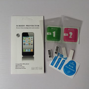 苹果iphone4s贴膜5se贴纸前磨砂，三段pet高清普通塑料软后膜apple