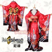 小五飘飘FATE系列 Fate/EXTELLA 尼禄 振袖和服浴衣 cos服