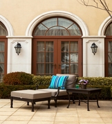 美式铁艺靠背懒人沙发创意阳台，户外休闲沙发咖啡厅沙发椅组合