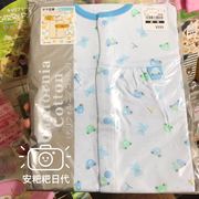 日本西松屋 宝宝新生儿可爱长袖连体衣服 居家服 50-60cm