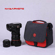 纳伽cd22单肩摄影包单反相机包微单套机，一机二镜三镜