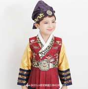 男孩舞台演出表演韩式男童，韩国朝鲜族民族服装儿童韩服h-e017