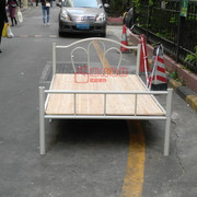 深圳经济实用1.2米1.5米单人双人单层简易六脚铁床铁艺床
