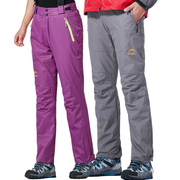 加厚户外冲锋裤可拆卸抓绒，内胆男女款，防水透气登山裤滑雪裤