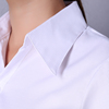 夏季女白衬衫短袖半袖职业装工作服面试工装条纹衬衣收腰