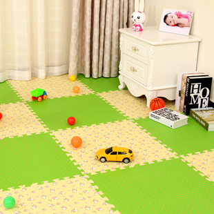 婴儿童拼接爬行垫泡沫拼图地垫，家用卧室榻榻米地板垫子60x60加厚