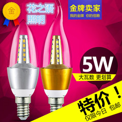 水晶e14光源蜡烛灯泡