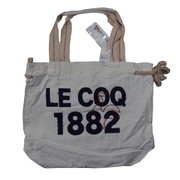 外贸出口法国大公鸡包纯棉水洗帆布包男女学生购物袋补习袋